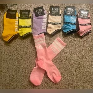 *** VS PINK SOCK BUNDLE *** RETAIL PRICE $9.95 each